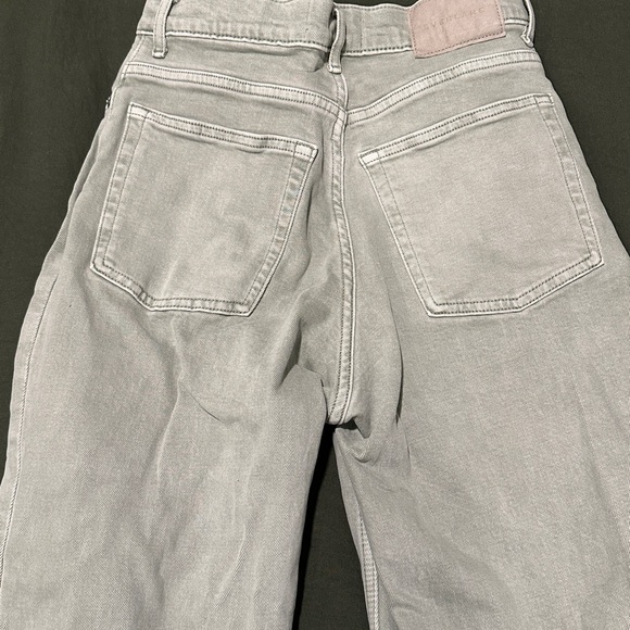 Everlane Way-High Jeans in Aqua Grey - Picture 4 of 6